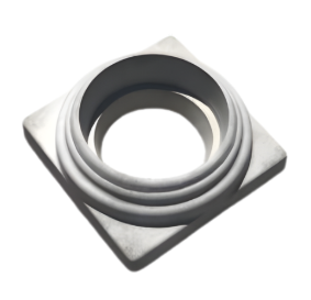 Square column base 200mm