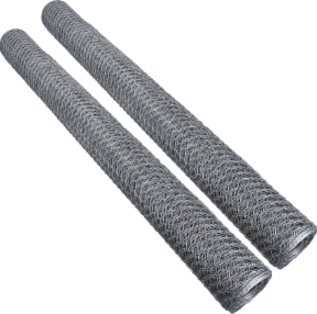 Roll of electro-galvanized chicken wire mesh