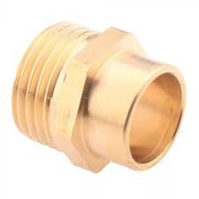 Delcop 15mm x 1/2" Male Iron (MI) Brass Coupler